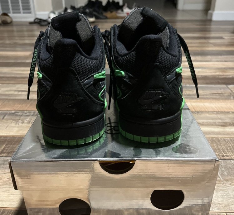 Nike Off-white Rubber Dunk Green Strike