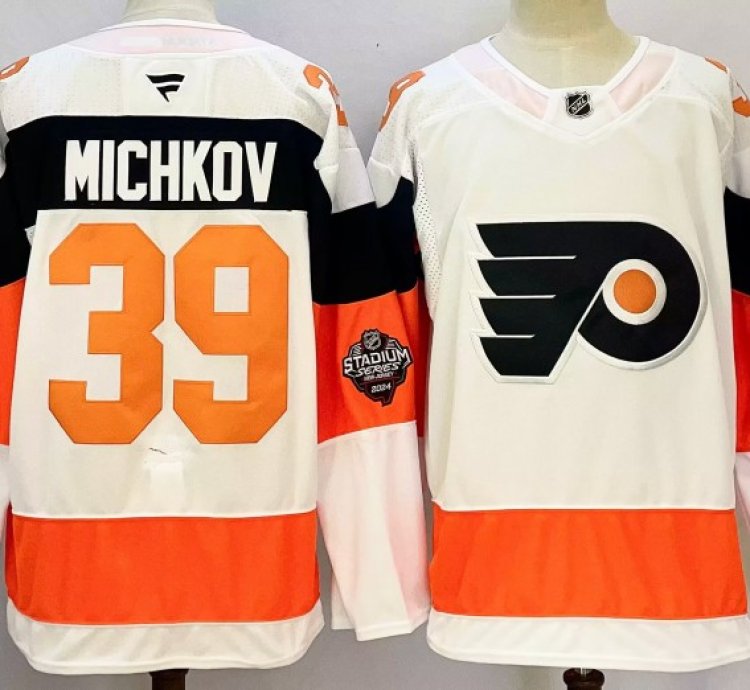 Philadelphia Flyers 39 Matvei Michkov Hockey Jersey