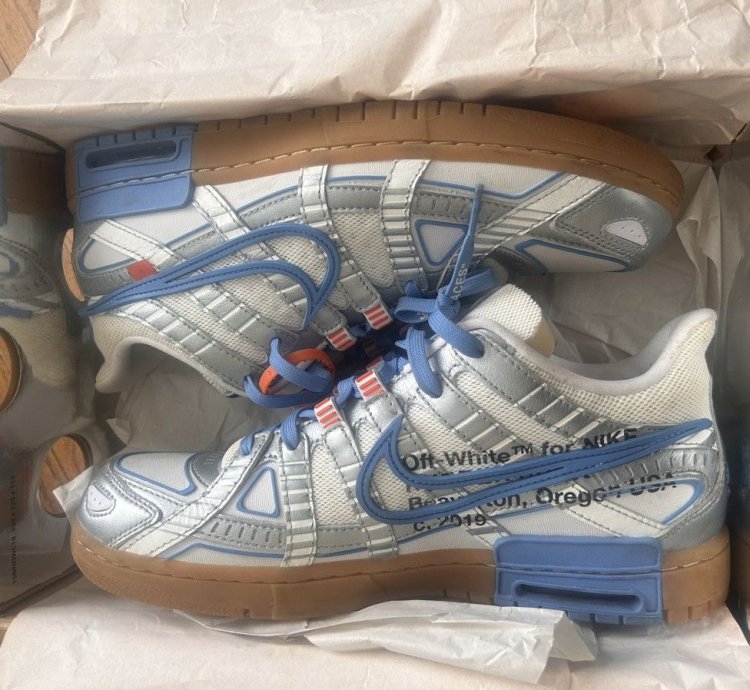 Nike Off-white Rubber University Blue Dunk