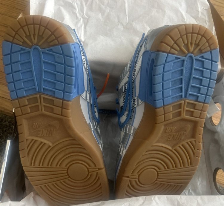 Nike Off-white Rubber University Blue Dunk
