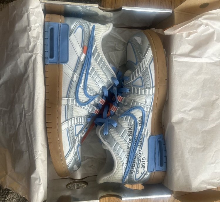 Nike Off-white Rubber University Blue Dunk