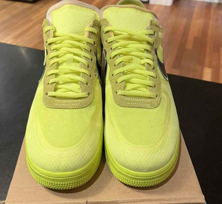 Nike Off-white Volt Air Force One