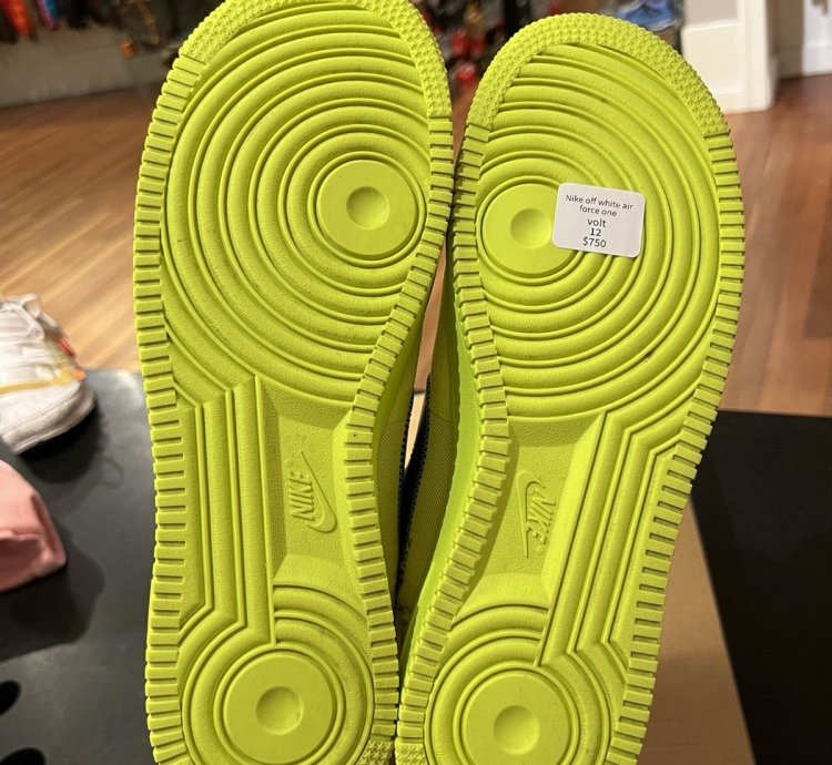 Nike Off-white Volt Air Force One