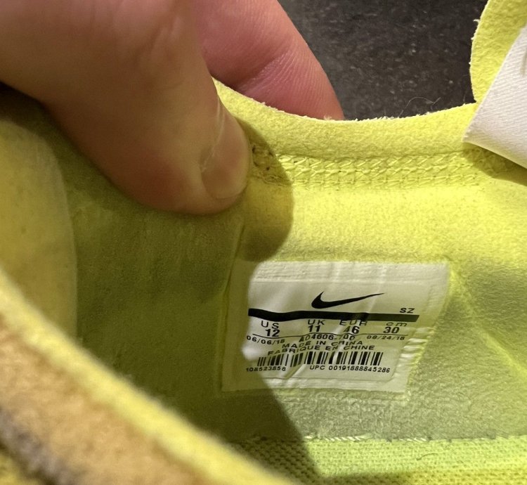 Nike Off-white Volt Air Force One