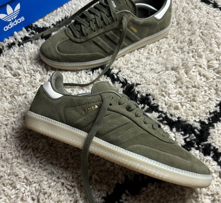 Adidas Samba Og Green Olive Sneakers Vintage