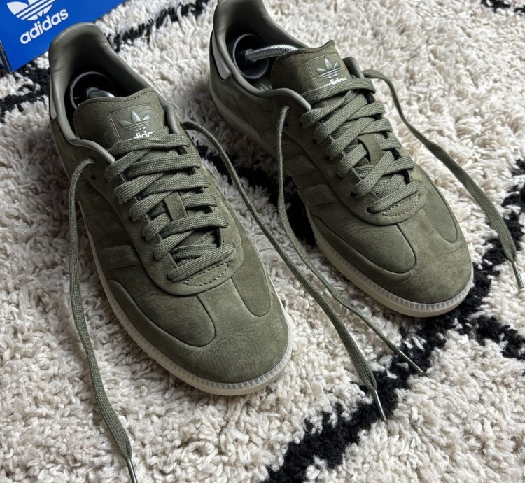 Adidas Samba Og Green Olive Sneakers Vintage