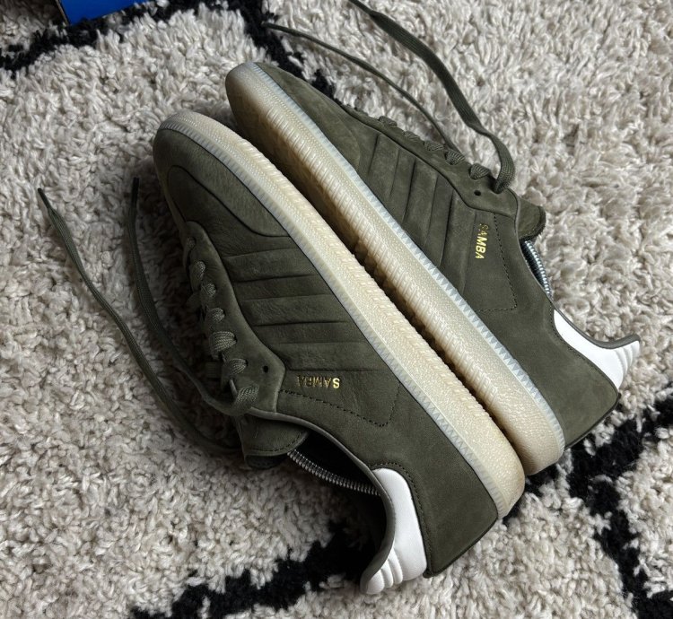 Adidas Samba Og Green Olive Sneakers Vintage