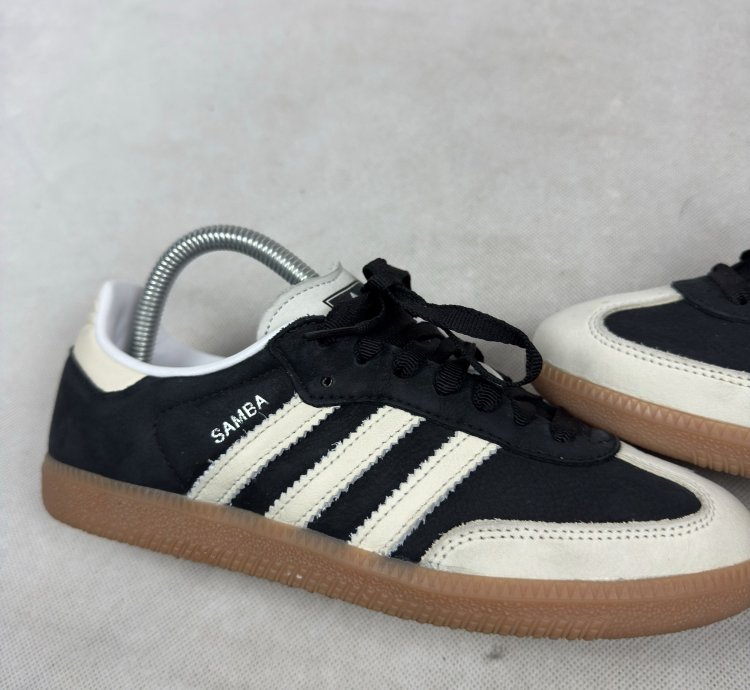 Adidas Samba Og Ie5836 Womens Black White Sneakers Shoes 7 5