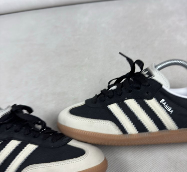 Adidas Samba Og Ie5836 Womens Black White Sneakers Shoes 7 5