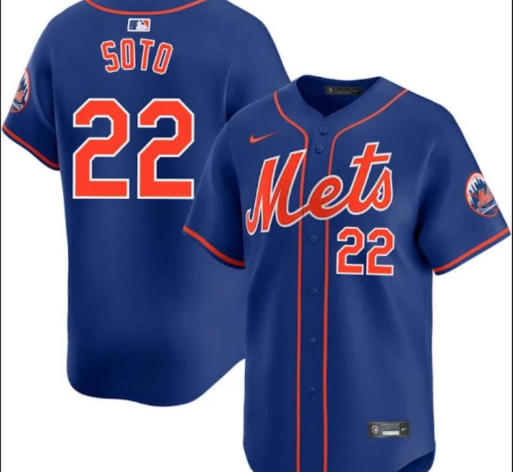New York Mets 22 Juan Soto Jersey Stitched Blue