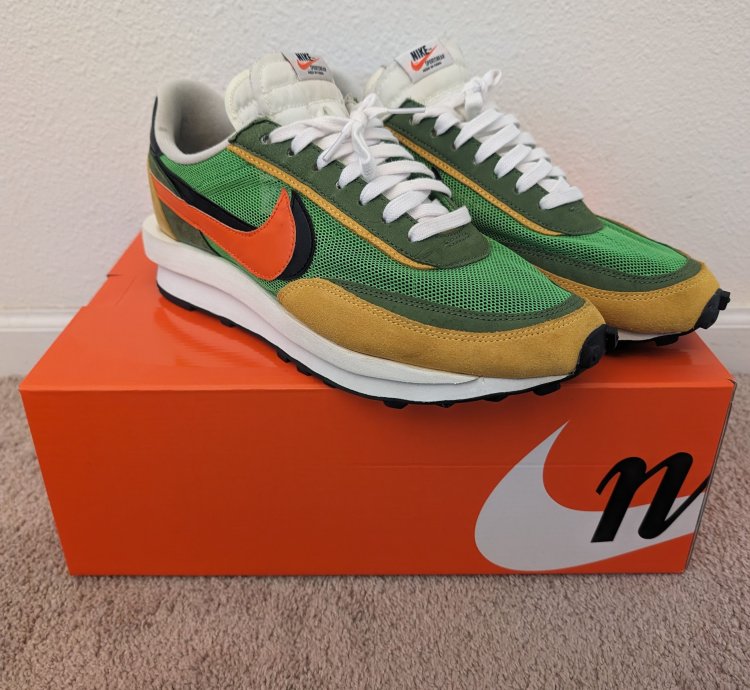 Nike Sacai Ld Waffle Green Gusto