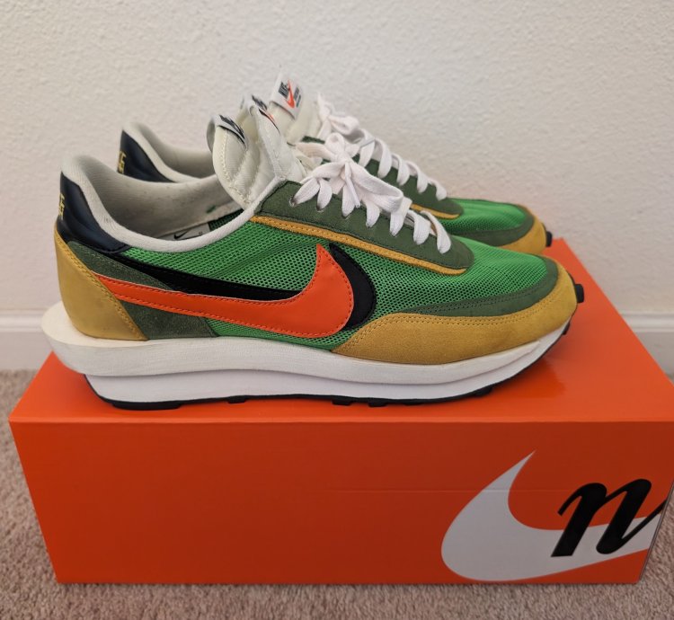 Nike Sacai Ld Waffle Green Gusto
