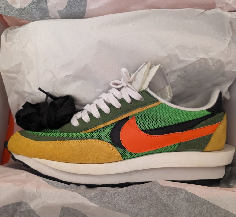 Nike Sacai Ld Waffle Green Gusto