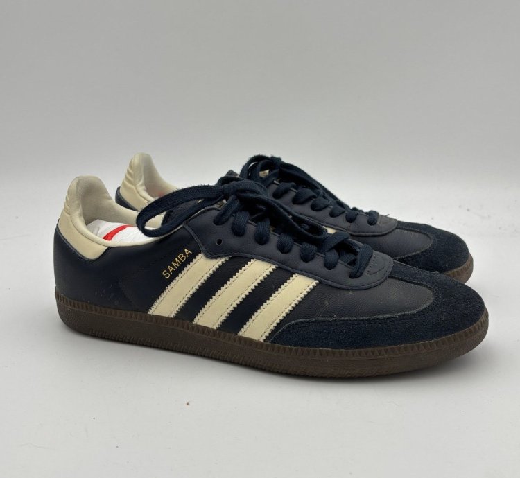 Adidas Samba Og Night Navy Gum Sneakers Shoes Men 8 5