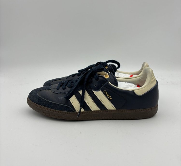Adidas Samba Og Night Navy Gum Sneakers Shoes Men 8 5