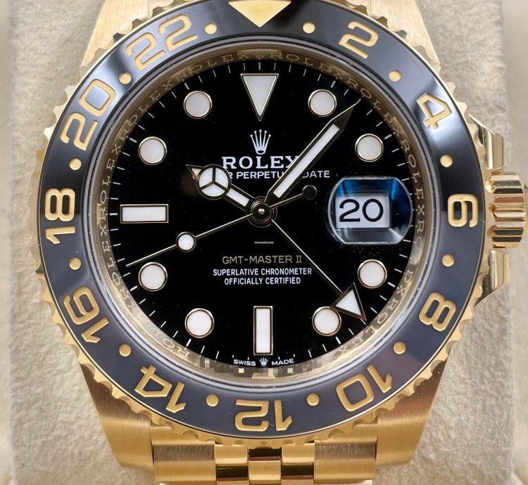 Rolex Gmt-master Ii 126718grnr Yellow Gold Jubilee Bracelet Unworn 2025