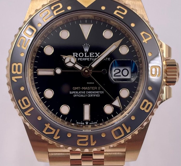 Rolex Gmt-master Ii 126718grnr Yellow Gold Jubilee Bracelet Unworn 2025