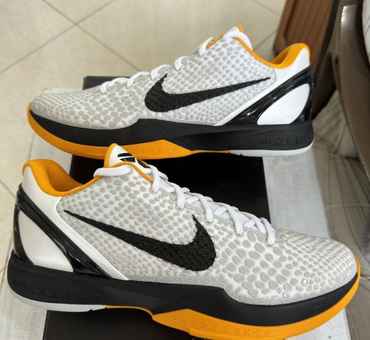 Kobe 6 Protro White Del Sol