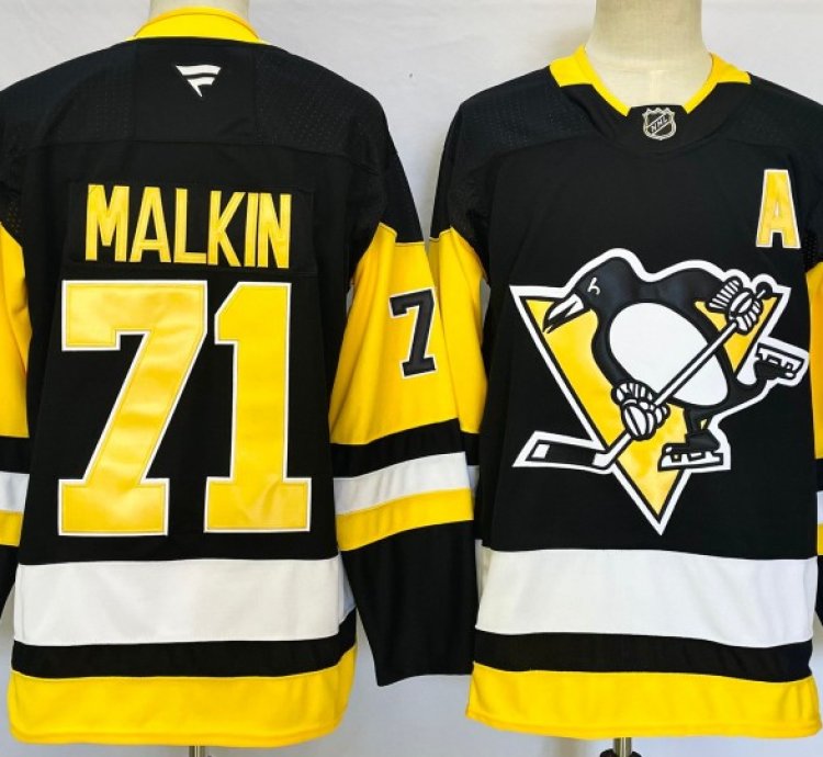 Pittsburgh Penguins 71 Evgeni Malkin Jersey Stitched