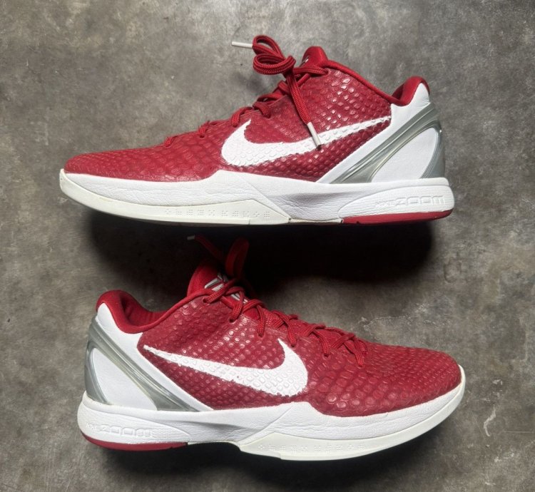 Kobe 6 Varsity Red 2011 Retro Basketball Sneakers