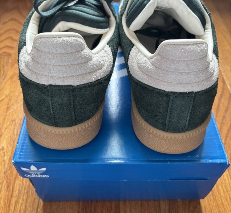 Adidas Samba Xlg Shadow Green Chalk White Size 11 Brand New