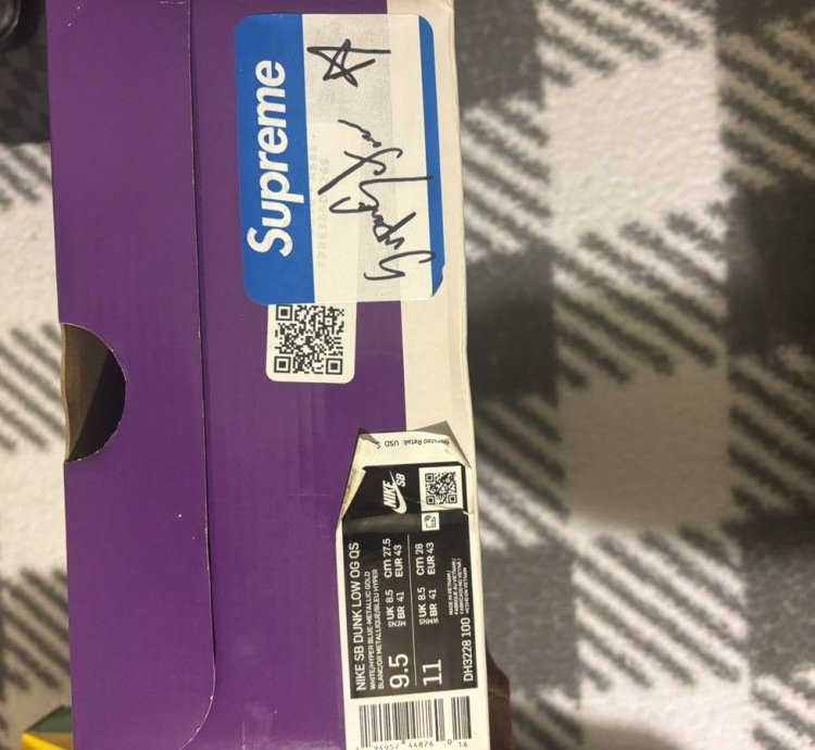 Nike Sb Blue Supreme Lows