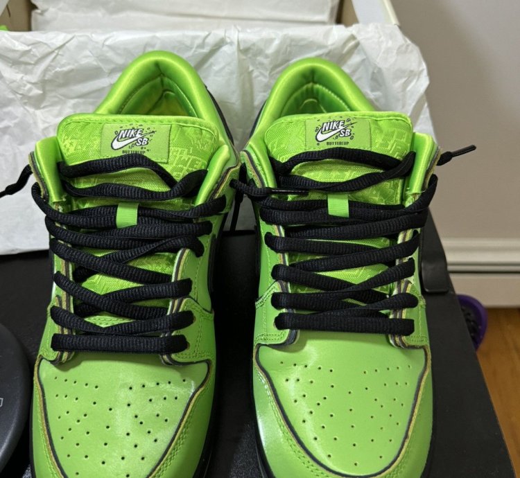 Nike Sb Buttercup Powerpuff Girl Collab
