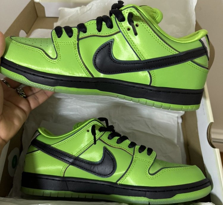 Nike Sb Buttercup Powerpuff Girl Collab