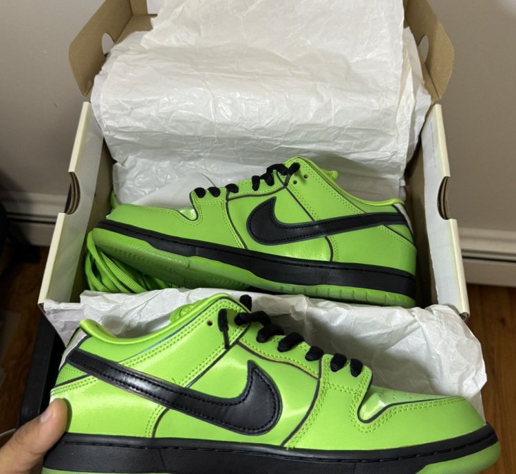 Nike Sb Buttercup Powerpuff Girl Collab