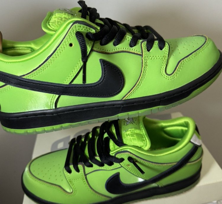 Nike Sb Buttercup Powerpuff Girl Collab