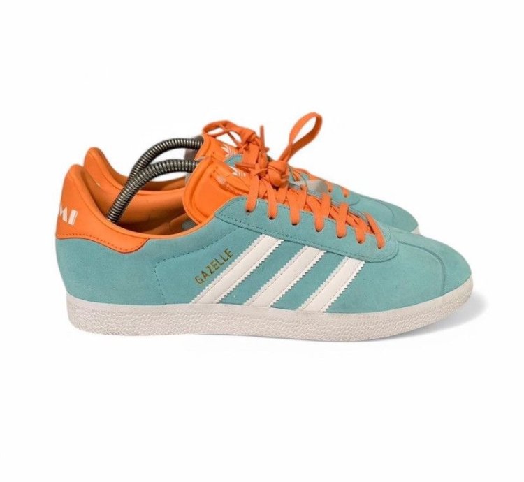 Adidas Shoes Men 9 5 Green Gazelle Mls Miami Soccer Ih2627