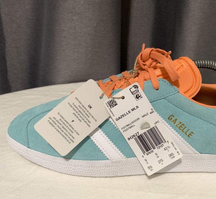 Adidas Shoes Men 9 5 Green Gazelle Mls Miami Soccer Ih2627