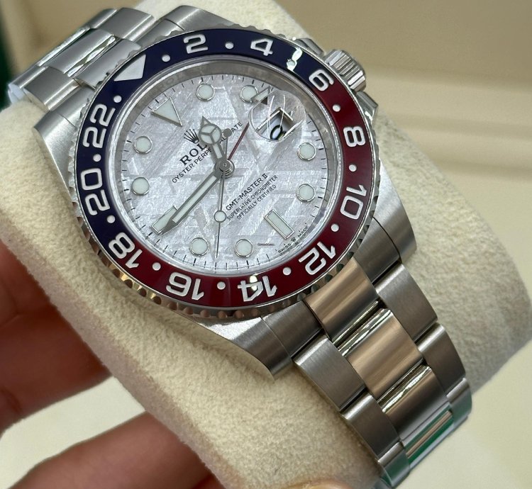 Rolex Gmt-master Ii 126719blro Meteoriteold Card