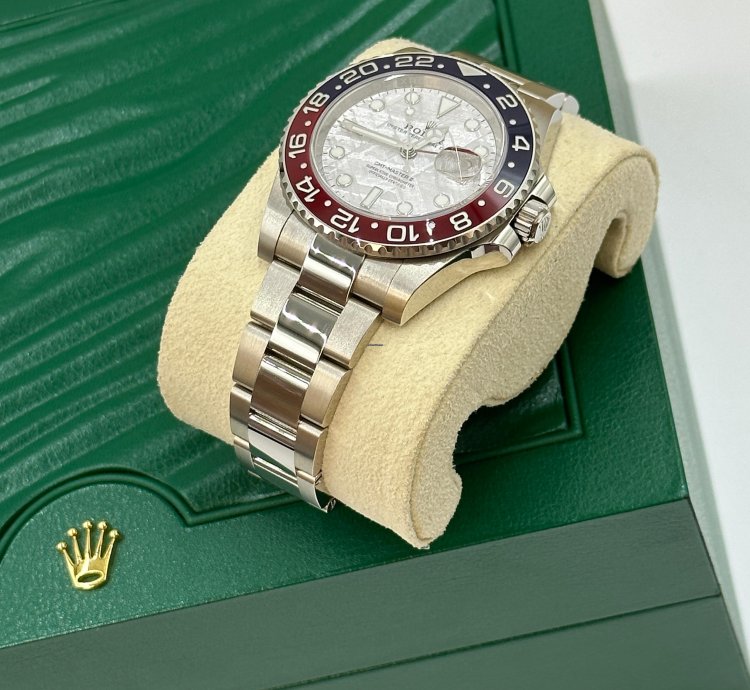 Rolex Gmt-master Ii 126719blro Meteoriteold Card