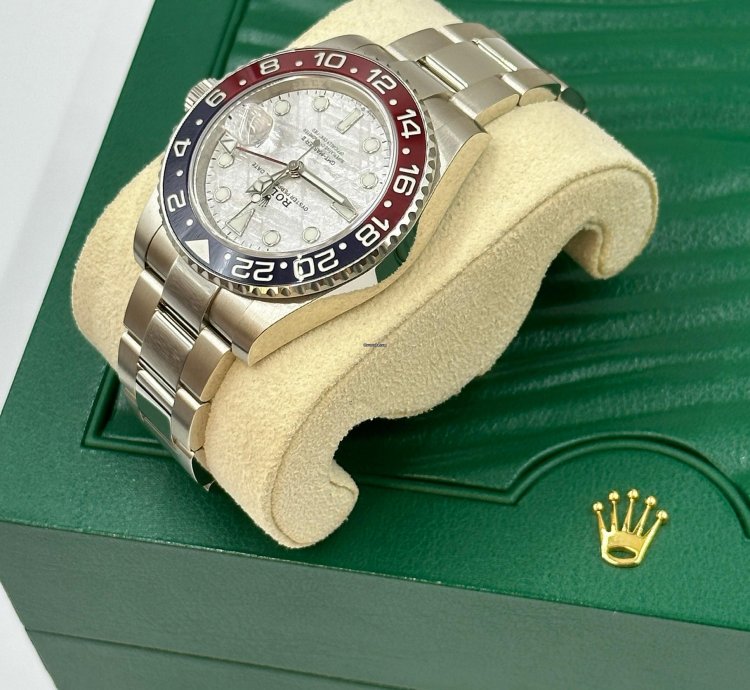 Rolex Gmt-master Ii 126719blro Meteoriteold Card