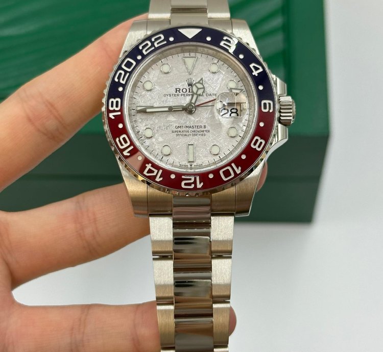 Rolex Gmt-master Ii 126719blro Meteoriteold Card