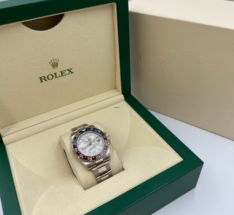 Rolex Gmt-master Ii 126719blro Meteoriteold Card
