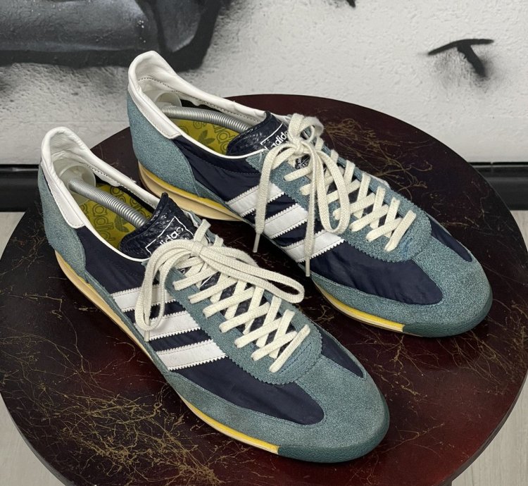 Adidas Sl 72 Blue Ink Originals Sneakers Shoes Size 46