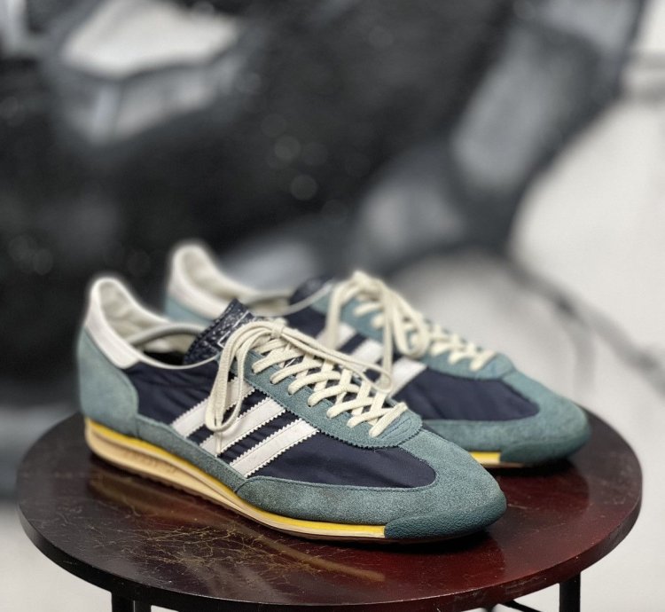 Adidas Sl 72 Blue Ink Originals Sneakers Shoes Size 46
