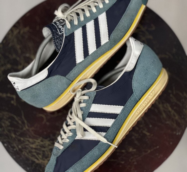 Adidas Sl 72 Blue Ink Originals Sneakers Shoes Size 46