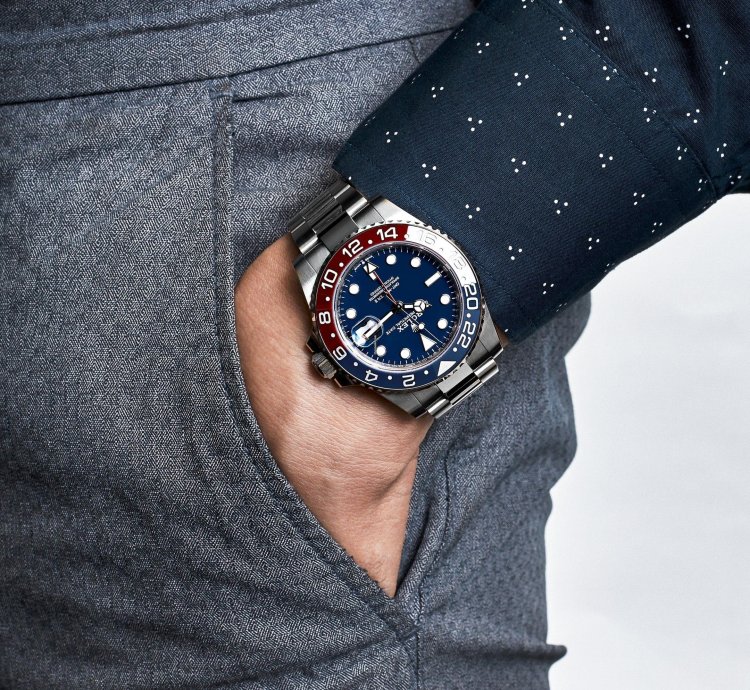 Rolex Gmt-master Ii 126719blro Pepsi White Gold Blue Dial 2023