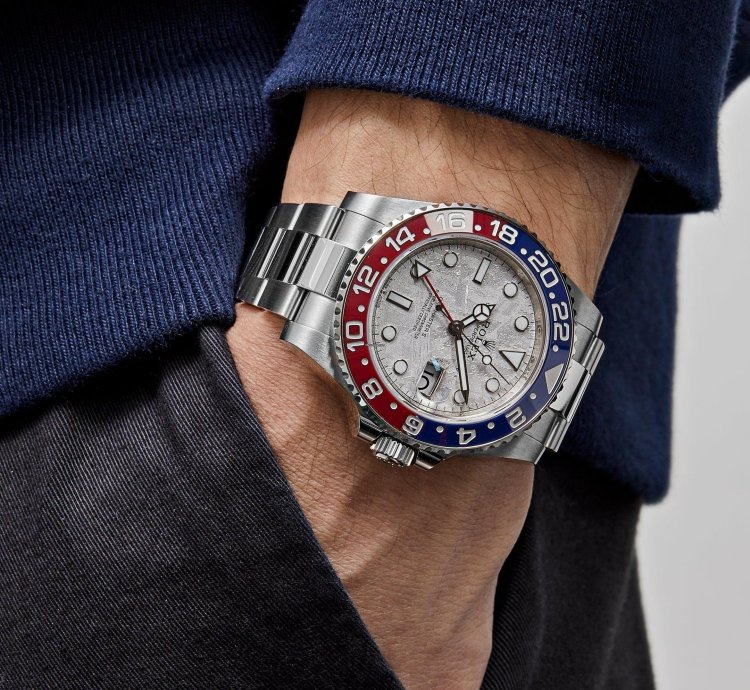 Rolex Gmt-master Ii 126719blro Pepsi White Gold Meteorite Dial 2021