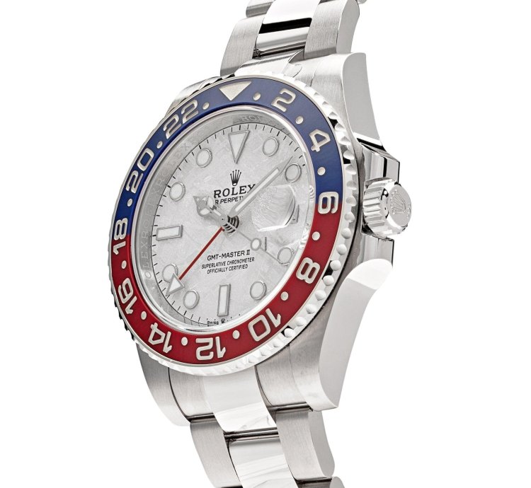 Rolex Gmt-master Ii 126719blro Pepsi White Gold Meteorite Dial 2021