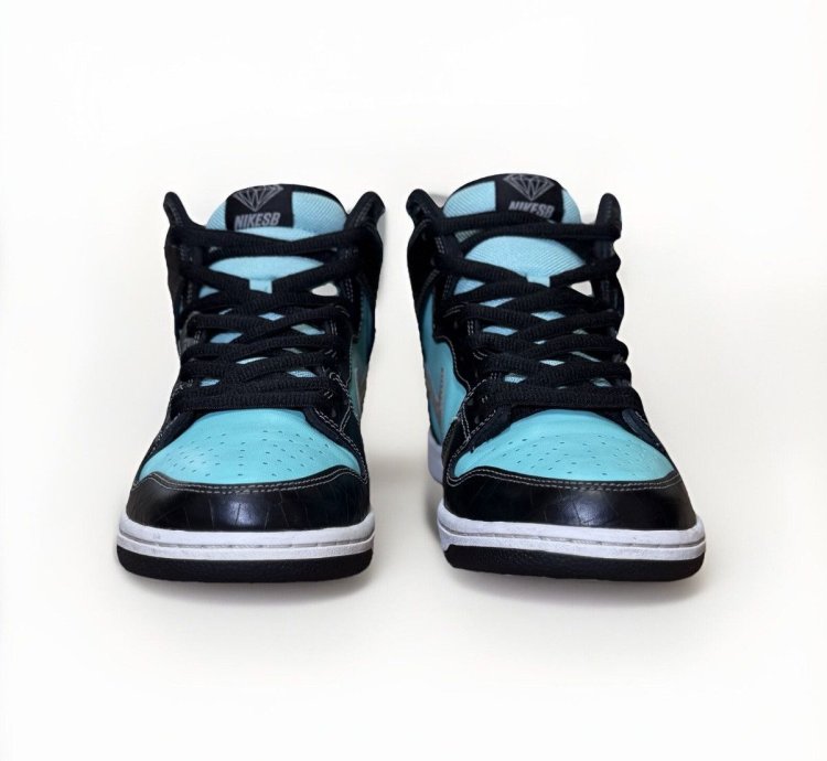Nike Sb Dunk High Diamond Supply Co Size 10 5 653599-400