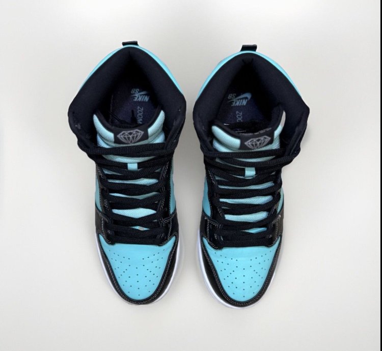 Nike Sb Dunk High Diamond Supply Co Size 10 5 653599-400
