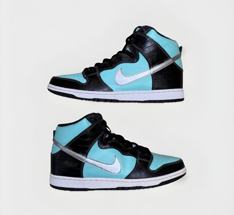 Nike Sb Dunk High Diamond Supply Co Size 10 5 653599-400
