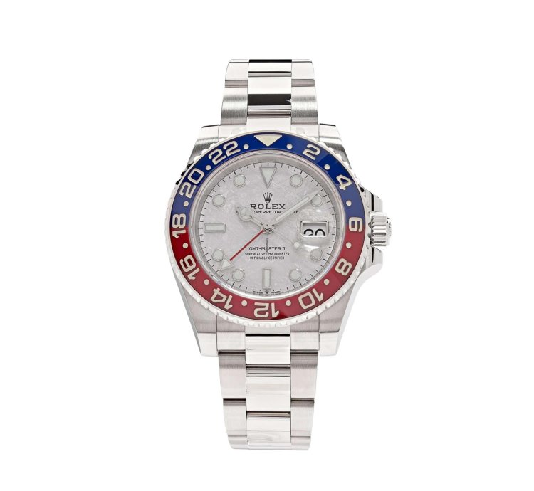 Rolex Gmt-master Ii 126719blro Pepsi White Gold Meteorite Dial 2024