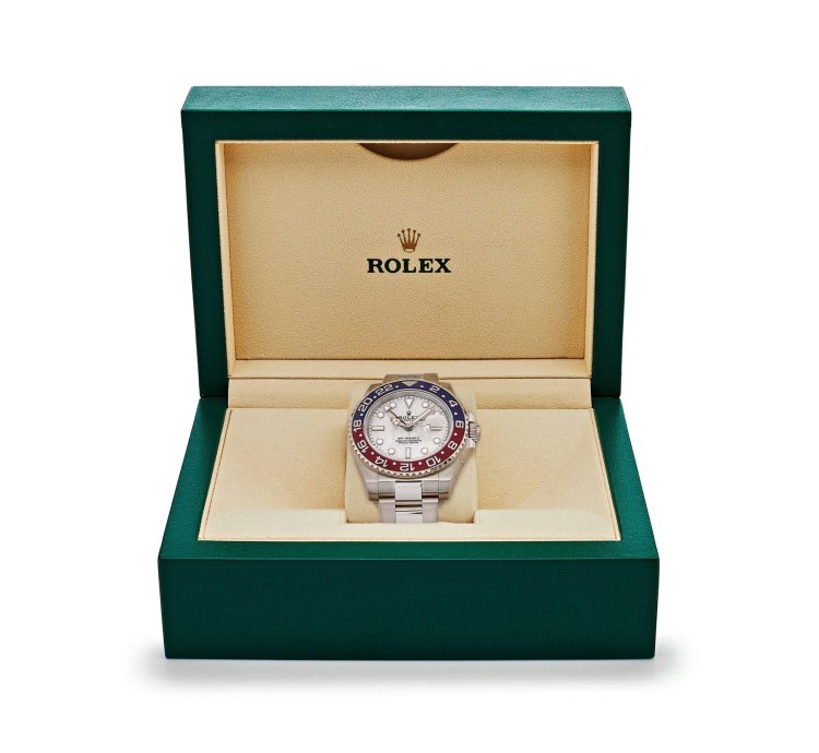 Rolex Gmt-master Ii 126719blro Pepsi White Gold Meteorite Dial 2024