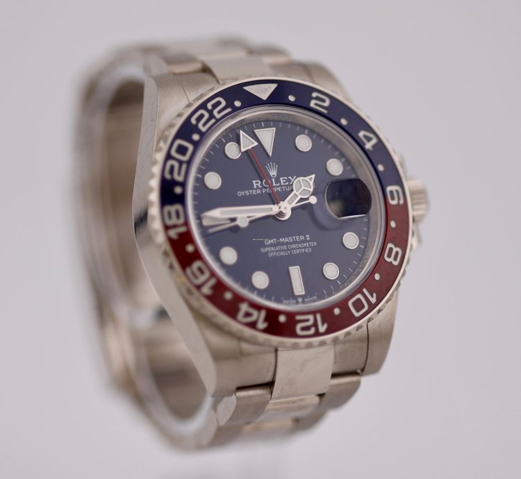 Rolex Gmt-master Ii 126719blro White Gold Blue Dial 2021 Full Set