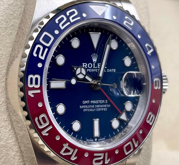 Rolex Gmt-master Ii 126719blro White Gold Pepsi Blue Dial Unworn 2024